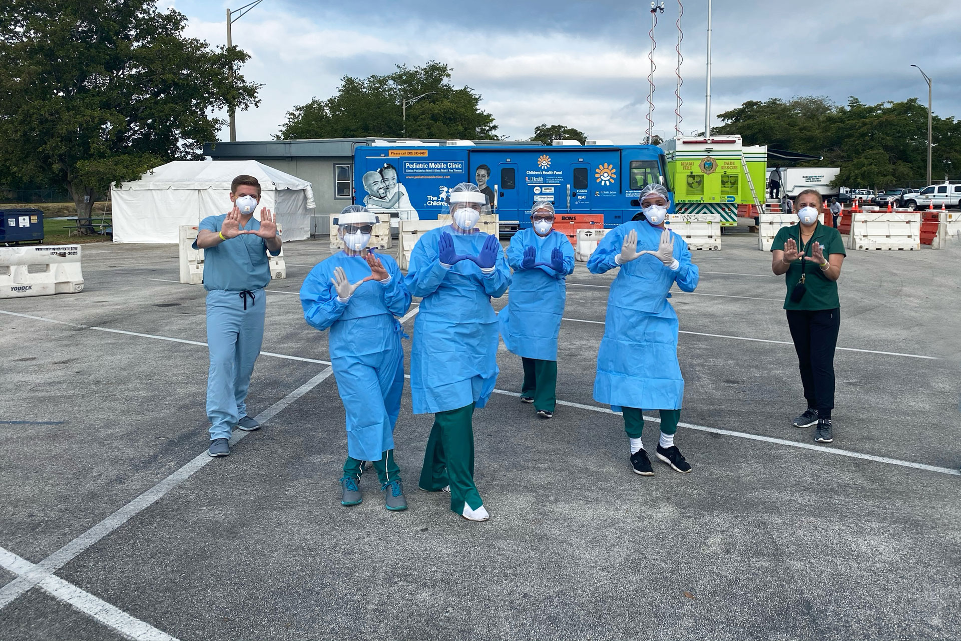 UHealth Mobile Clinic Brings Testing to South Dade Government Center