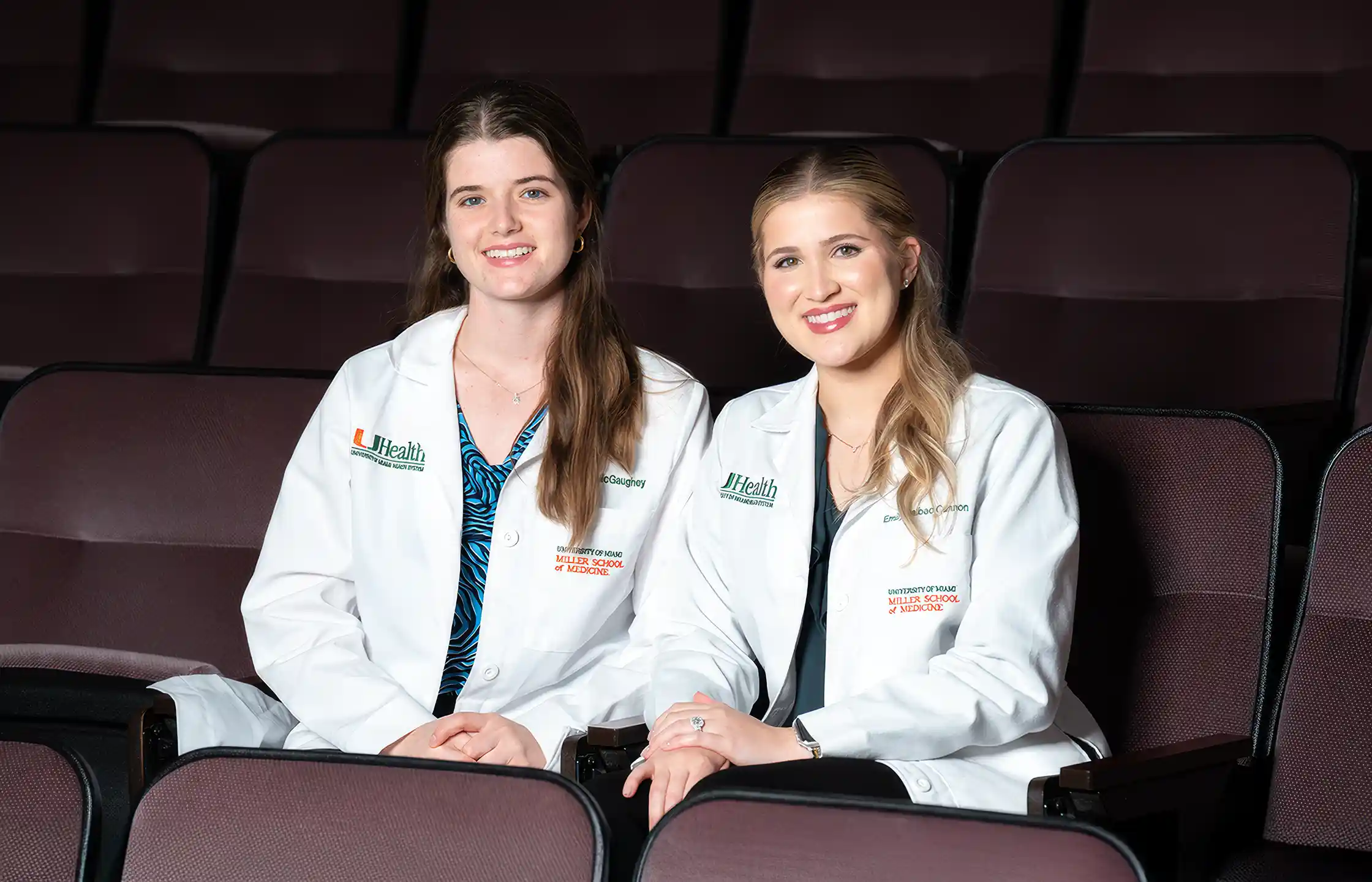From left, Kathryn McGaughey with Emily Kalbac Cannon.